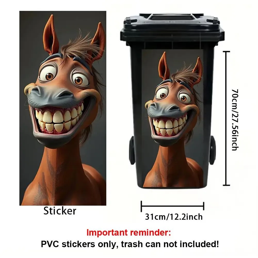 Horse and Donkey Decorative Sticker