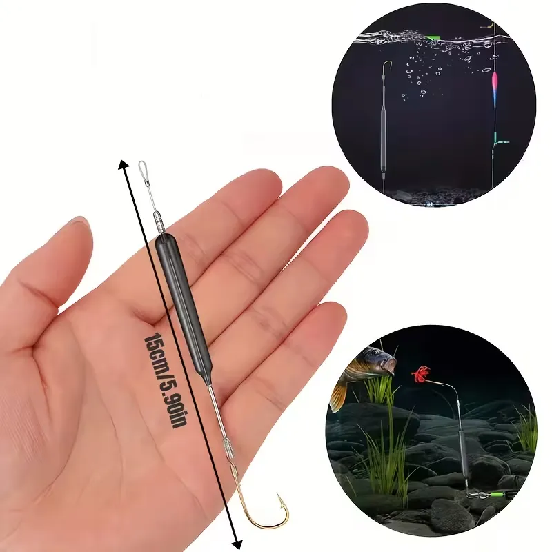 Five-piece portable floating fishing rig pack