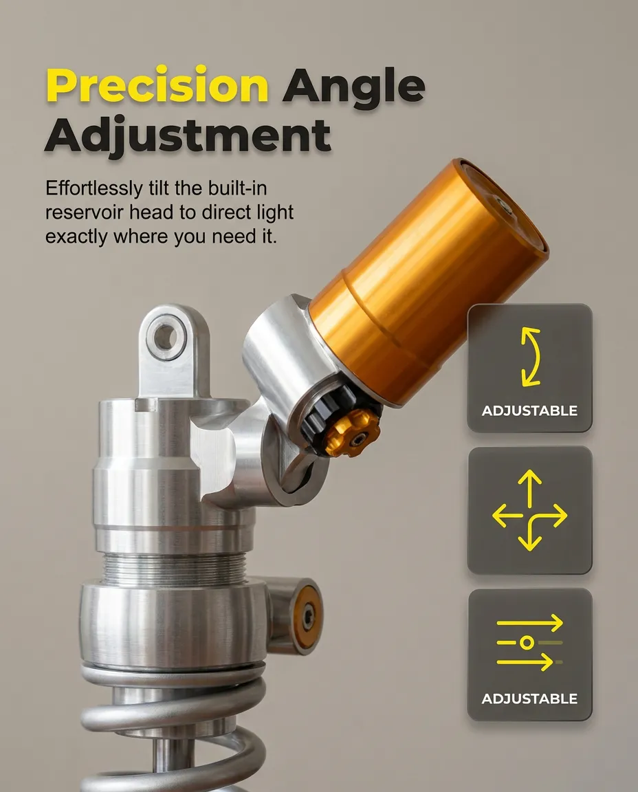 Suspension Shock Absorber Lamp Adjustable Angle