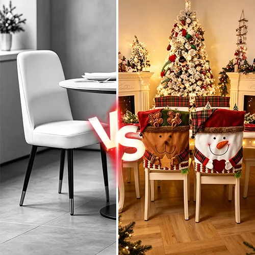 Festive Christmas chair cover