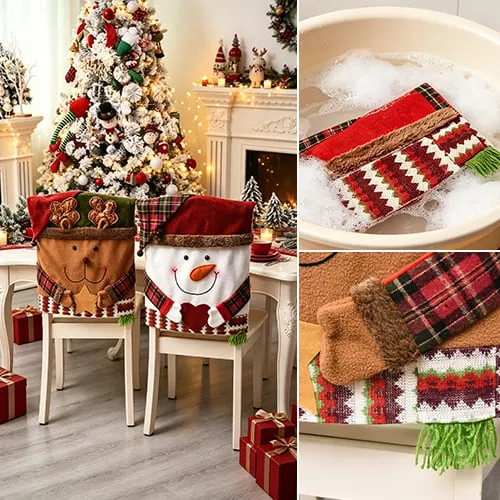 Soft Christmas chair cover material