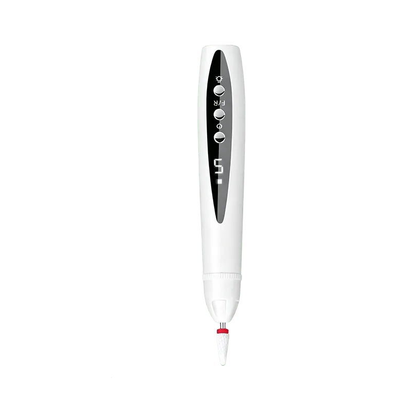 Pluma, lixa elétrica de unha com luz LED da Purple