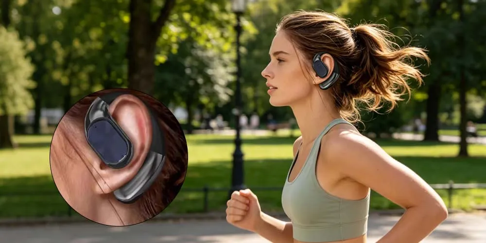 Ear-Hook Wireless Bluetooth Bone Conduction Headphones