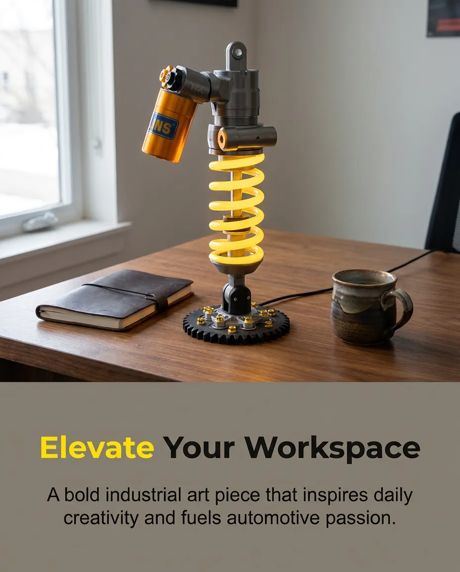 Suspension Shock Absorber Lamp Workspace Decor